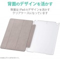 iPad Air 第5/4世代 (2022/2020年) ケース カバー 手帳型 フラップ ソフトレザー スリープ対応 ブラック 写真7