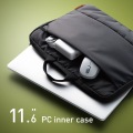 PC用インナーバッグ/ハンドル付/前面ポケット/11.6inch/ブラック 写真7