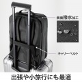 リュック バックパック ビジネスバッグ 15.6インチ 2way ポリエステル ポケット×3 ブラック 写真7