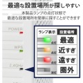 無線LAN 中継器 Wi-Fi 1201+574Mbps 高速通信 ホワイト 写真7