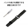 アップルウォッチ バンド SE / Series 7 / 6 / 5 / 4 / 3 / 2 / 1 [ 45mm 44mm 42mm ] ステンレス ミラネーゼ モデル番号[ A2474 A2352 A2292 等] ブラック 写真7