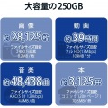 SSD 外付け ポータブル 250GB 小型 ノック式 USB3.2(Gen1)対応 ブラック PS4/PS4Pro/PS5 写真7