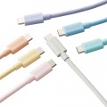 USBケーブル USB4 USB-IF 正規認証品 USB-C to USB-C PD対応 最大100W 80cm ピンク 写真7