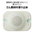 バランスボード 足つぼマット 2Way 体幹トレーニング 足裏刺激 滑り止め付 B5サイズ コンパクト ライトブルー 写真7