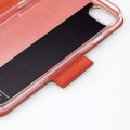 iPhone SE 第3世代 レザーケース 手帳型 UltraSlim 磁石付 クリアケース/ブラック 写真7