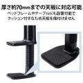 スマホスタンド アームスタンド 100cm フレキシブルアーム 角度調節可 高さ調節可 耐荷重250g 対応サイズ(4.6?6.9インチ) デスク ベッドサイド ブラック 写真7