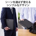 パソコンケース MacBook Pro 14インチ (2021年) 用 耐衝撃 起毛素材 スリム 撥水加工 軽量 ブラック 写真7