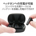 Bluetoothイヤホン/完全ワイヤレス/ノイズキャンセリング対応/AAC対応/カナル型/ブラック 写真7