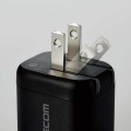 AC充電器/USB充電器/USB Power Delivery準拠/30W/USB-C1ポート/USB-A1ポート/スイングプラグ/ブラック 写真7