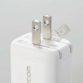 AC充電器/USB充電器/USB Power Delivery準拠/30W/USB-C1ポート/USB-A1ポート/スイングプラグ/ホワイト 写真7