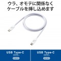 USB4ケーブル(認証品、USB Type-C(TM) to USB Type-C(TM)) 写真7