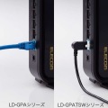 LANケーブル/CAT6A/爪折れ防止/スイング式コネクタ/10.0m/ブラック 写真7
