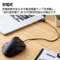 静音 充電式 Bluetooth5.0マウス “EX-G” 8ボタン Sサイズ 写真7