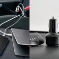 シガーソケット 最大合計出力57W 2ポート USB C ×1 USB A ×1 PD 45W LEDインジケーター搭載 【 MacBook Air iPhone iPad Android など各種対応 】 ブラック 写真7