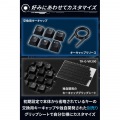 ゲーミングキーボード 【V custom】 有線 着脱式ケーブル メカニカル ( 銀軸 / スピードリニア ) 日本語配列 テンキーレス USB Aポート×1 コンパクト ブラック 写真7