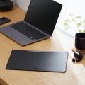 MacBook Pro / Air 13インチ 13.6インチ ( M2 2022 M1 2020 2019 2018 ) 用 パソコン ケース カバー スリーブタイプ ソフトレザー 内側起毛素材 スリム ブラック 写真7