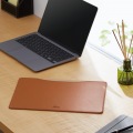 MacBook Pro / Air 13インチ 13.6インチ ( M2 2022 M1 2020 2019 2018 ) 用 パソコン ケース カバー スリーブタイプ ソフトレザー 内側起毛素材 スリム キャメル 写真7