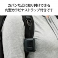 AirPods Pro 第2世代 ( 2022 ) ケース ハイブリッド 衝撃吸収 フタ開閉ロック機能 落下防止 カラビナ付 ワイヤレス充電 MagSafe充電対応 ZEROSHOCK ブラック 写真7