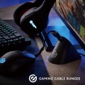 有線 マウス 用 ケーブル バンジー ゲーミングマウス コード ホルダー ケーブルリフト付 無線マウスのような操作感を実現 スプリングアーム 長さ調整可 ブラック 写真7