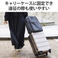 リュック バックパック 痛バッグ Lサイズ 大容量 ビジネス 推し活 2Way使用 撥水加工 ショルダーバッグ付 レインカバー付属 ブラック 写真7