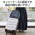 リュック バックパック 痛バッグ Mサイズ ビジネス 推し活 2Way使用 撥水加工 ショルダーバッグ付 レインカバー付属 ブラック 写真7