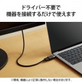 USB Type-C(TM)用HDMI映像変換アダプター 写真7