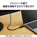 USB Type-C(TM)用HDMI映像変換アダプター 写真7