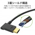 HIGH SPEED HDMIケーブル(L字コネクター/左向き) 写真7