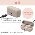 完全ワイヤレスBluetoothヘッドホン &me 写真7