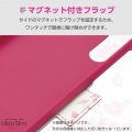 BASIO active2/シンプルスマホ7 ソフトレザーケース 薄型 磁石付 フラワーズ 写真7