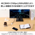USB Type-C(TM) - HDMI(R)変換アダプター(シリコンメッシュ/60W) 写真7