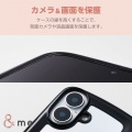 iPhone 16 &me ハイブリッドケース ぷっくりフレーム ミラー 写真7