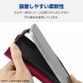 iPhone 16 Pro Max ソフトレザーケース 磁石付 耐衝撃 ステッチ 写真7