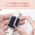 ハードバンパー/&me/ストーン付/オーロラクリア 写真7