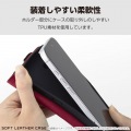Galaxy S25 ソフトレザーケース 磁石付 耐衝撃 ステッチ 写真7