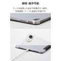 11インチiPad Air(M3/M2) フラップケース 薄型軽量 背面クリア 2アングル 写真7