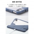 11インチiPad Air(M3/M2) フラップケース 薄型軽量 カラーエッジ 背面クリア 写真7