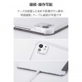 13インチiPad Pro(M4) フラップケース 薄型軽量 背面クリア 2アングル 写真7