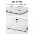 13インチiPad Pro(M4) フラップケース 薄型軽量 ファブリック 背面クリア 写真7