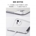 11インチiPad Pro(M4) フラップケース 薄型軽量 ファブリック 背面クリア 写真7