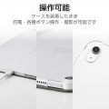 iPad(A16) フラップケース 薄型軽量 ファブリック 背面クリア 写真7