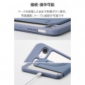 iPad mini(A17 Pro) フラップケース 360度回転 背面クリア 2アングル スリープ 写真7