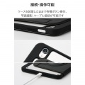 iPad mini(A17 Pro) フラップケース 360度回転 背面クリア 2アングル スリープ 写真7