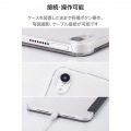 iPad mini(A17 Pro) フラップケース 薄型軽量 ファブリック 背面クリア 写真7