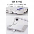 iPad mini(A17 Pro) フラップケース 薄型軽量 カラーエッジ 背面クリア 写真7