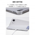 13インチiPad Air(M3/M2) フラップケース 薄型軽量 背面クリア 2アングル 写真7