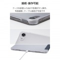 13インチiPad Air(M3/M2) フラップケース 薄型軽量 背面クリア 2アングル 写真7