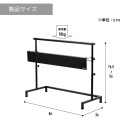 ビザールプランツウォールラック LPW-2100-WH ホワイト 観葉植物 植物育成ライト 植物スタンド 壁掛け スチールラック 観葉植物棚 吊り下げ レール 多肉植物 写真7