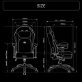 ストリーマーズチェア G-210-BK 配信 ゲーミングチェア 小顔を演出 ソファーチェア ファブリック ポケットコイル リクライニング 配信機材 配信用 写真7