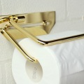 トイレットペーパーホルダー ゴールド 真鍮 シンプル シングル レストラン ホテル 高級 上質 【Elliot】シングル(ゴールド) 写真7